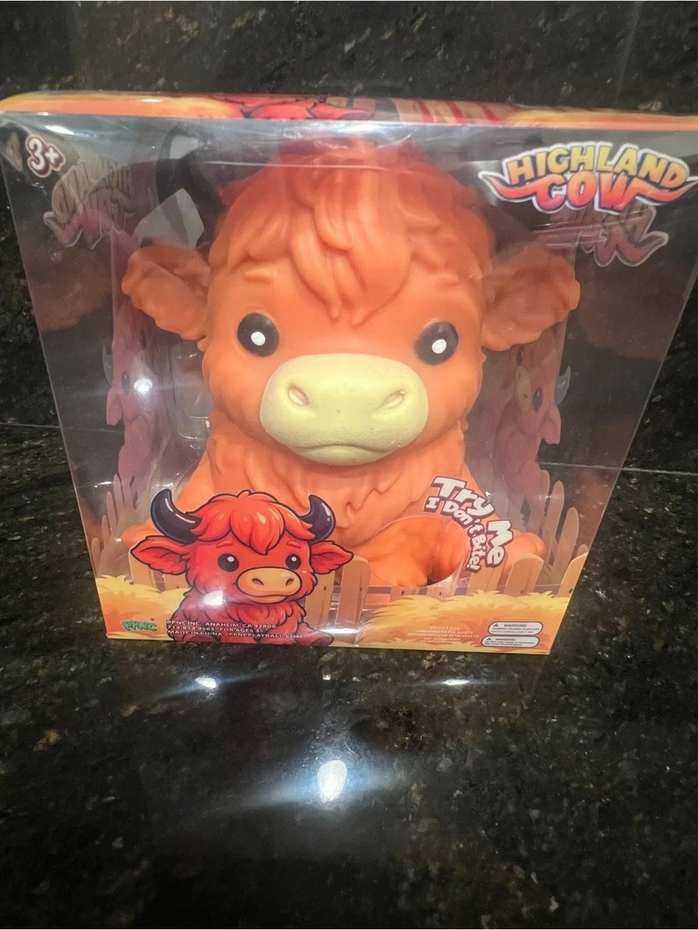 Highland Cow Squishy toy - Picture 4 of 5